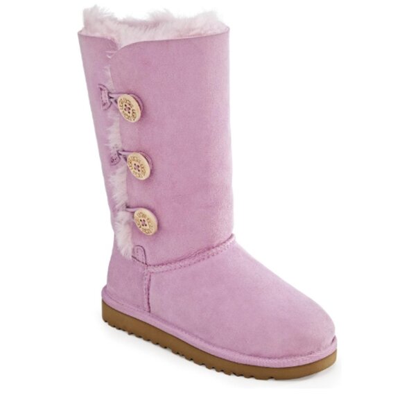 Ugg Bailey Button Triplet Boots Little Kids Style : 1962K PINK